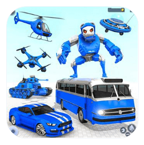 Panda Robot Car: Robot Games MOD APK Download