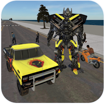 Pickup Truck Robot MOD APK Download